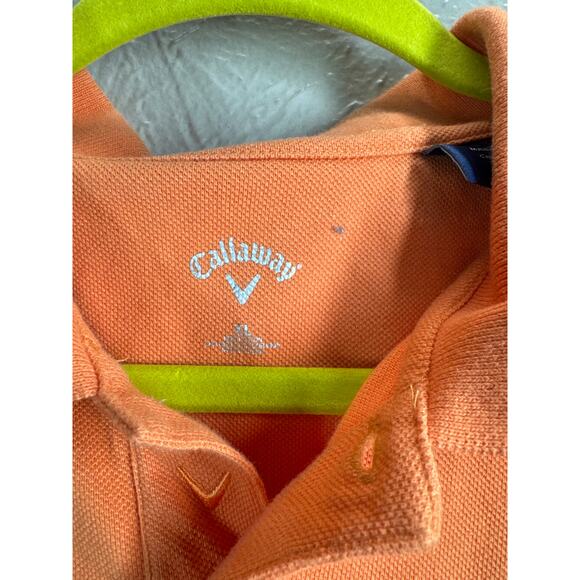 Callaway Men's Orange GM Chevy Embroidered Emblem Polo Shirt Size XL‎ NWT - Picture 3 of 6